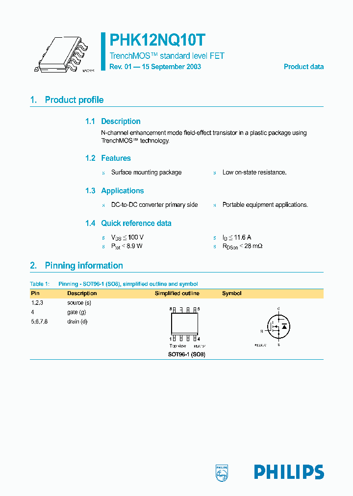 PHK12NQ10T_1295480.PDF Datasheet