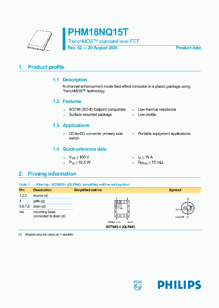 PHM18NQ15T_1295493.PDF Datasheet