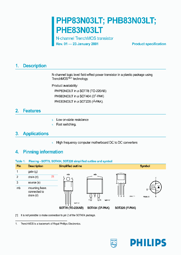 PHP83N03LT_1295629.PDF Datasheet