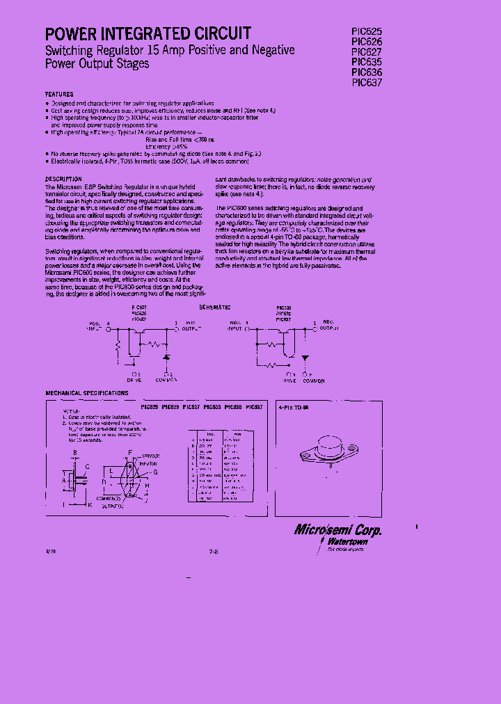 PIC637_1296244.PDF Datasheet