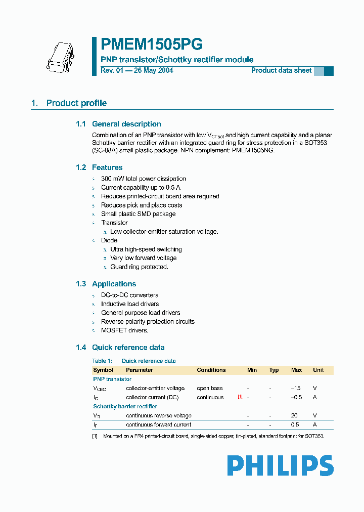 PMEM1505PG_1296985.PDF Datasheet