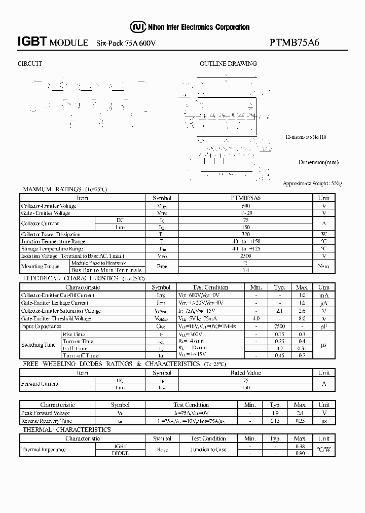 PTMB75A6_1298350.PDF Datasheet