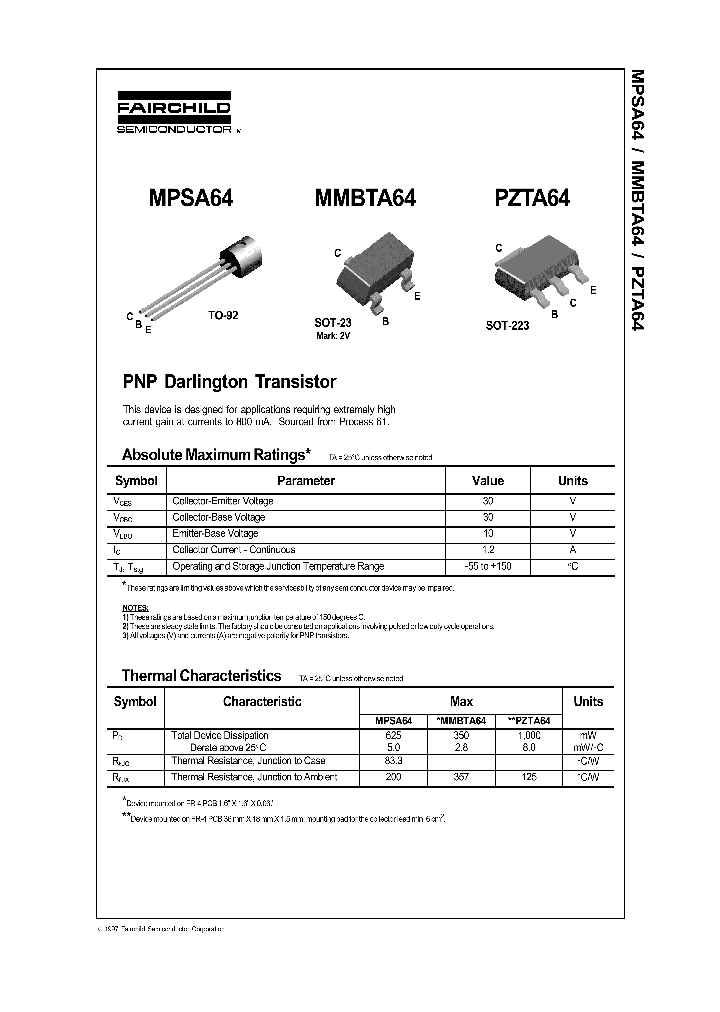 PZTA64_1298630.PDF Datasheet