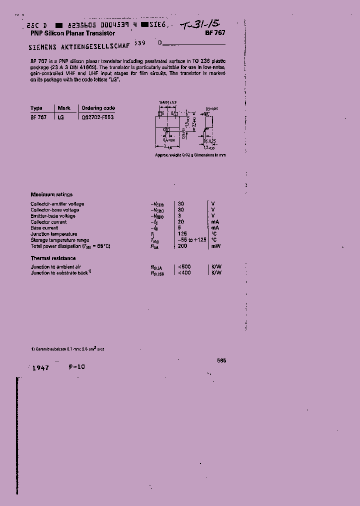 BF767_1146963.PDF Datasheet