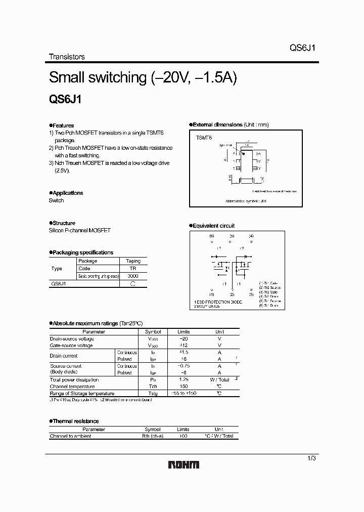 QS6J1_1093378.PDF Datasheet