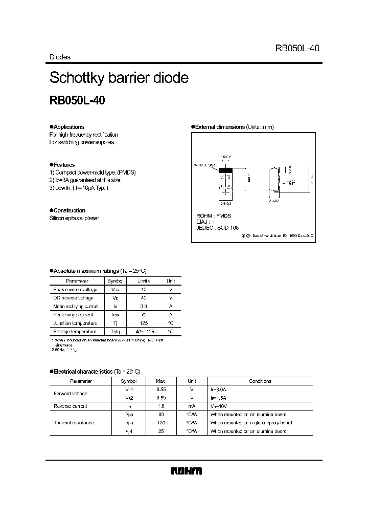 RB050L-40_1300646.PDF Datasheet