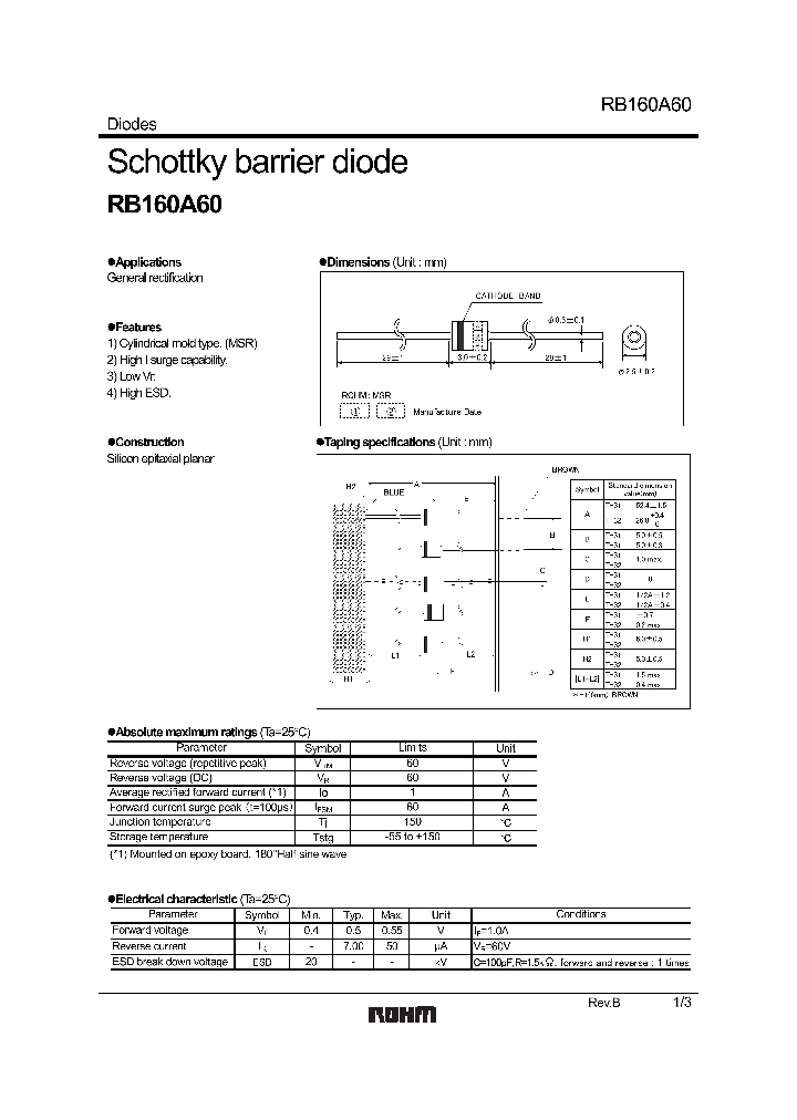 RB160A601_1300678.PDF Datasheet