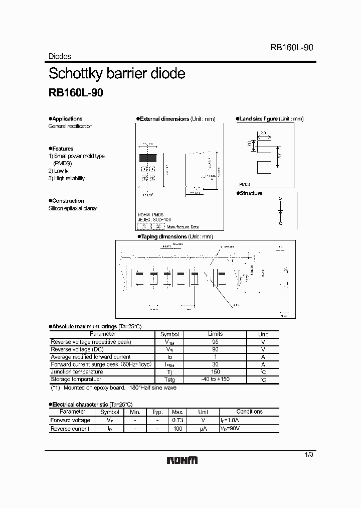 RB160L-90_1300683.PDF Datasheet
