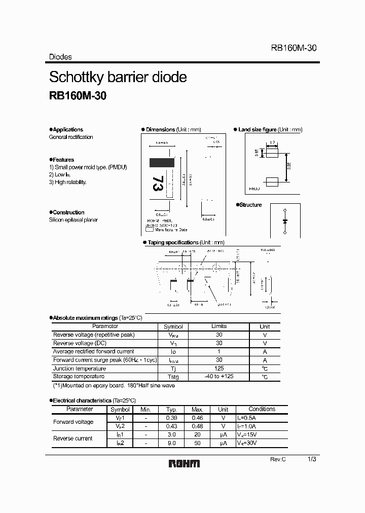 RB160M-301_1300684.PDF Datasheet
