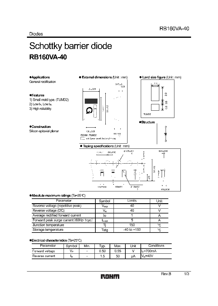 RB160VA-401_1300692.PDF Datasheet