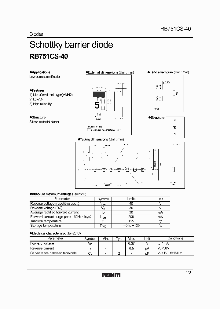 RB751CS-40_1300788.PDF Datasheet