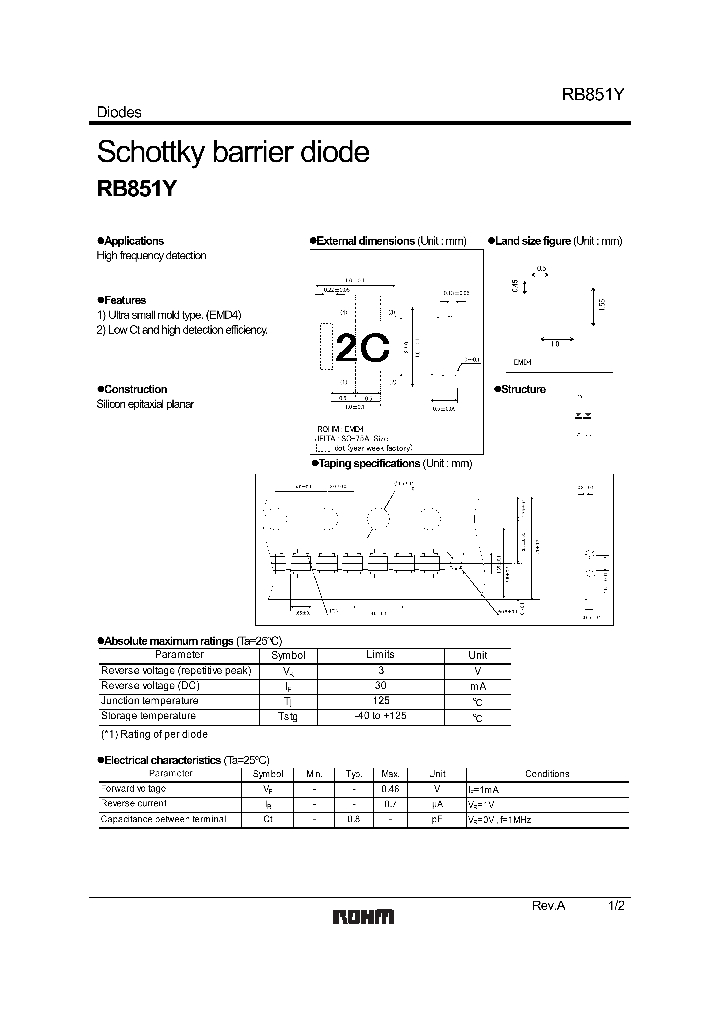 RB851Y_1300799.PDF Datasheet