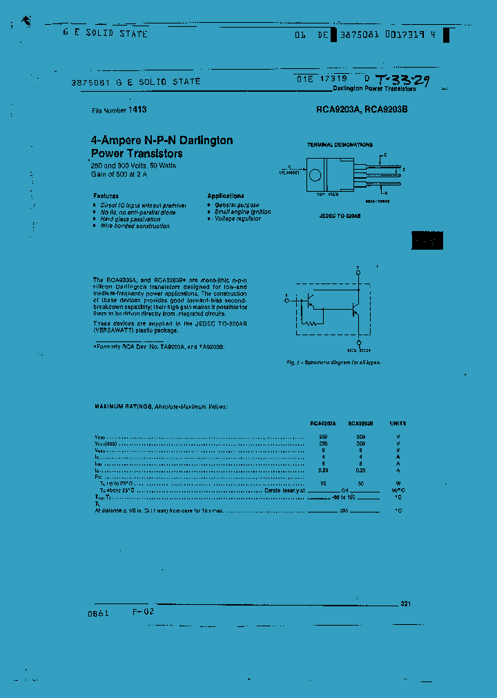 RCA9203A_1104720.PDF Datasheet