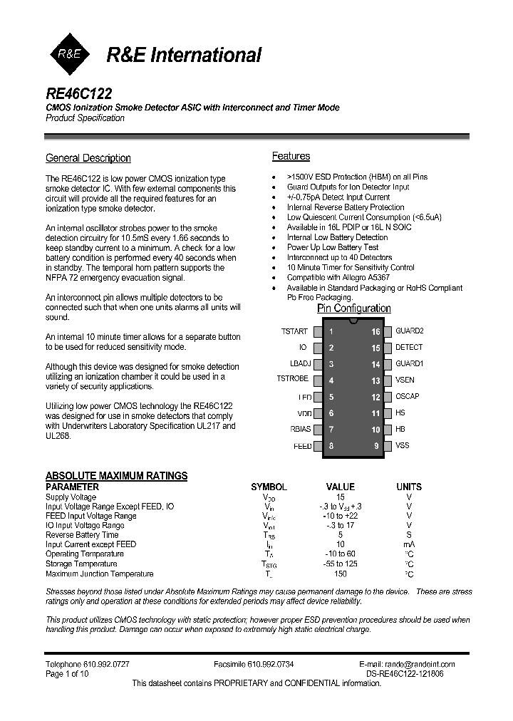 RE46C122_1107596.PDF Datasheet