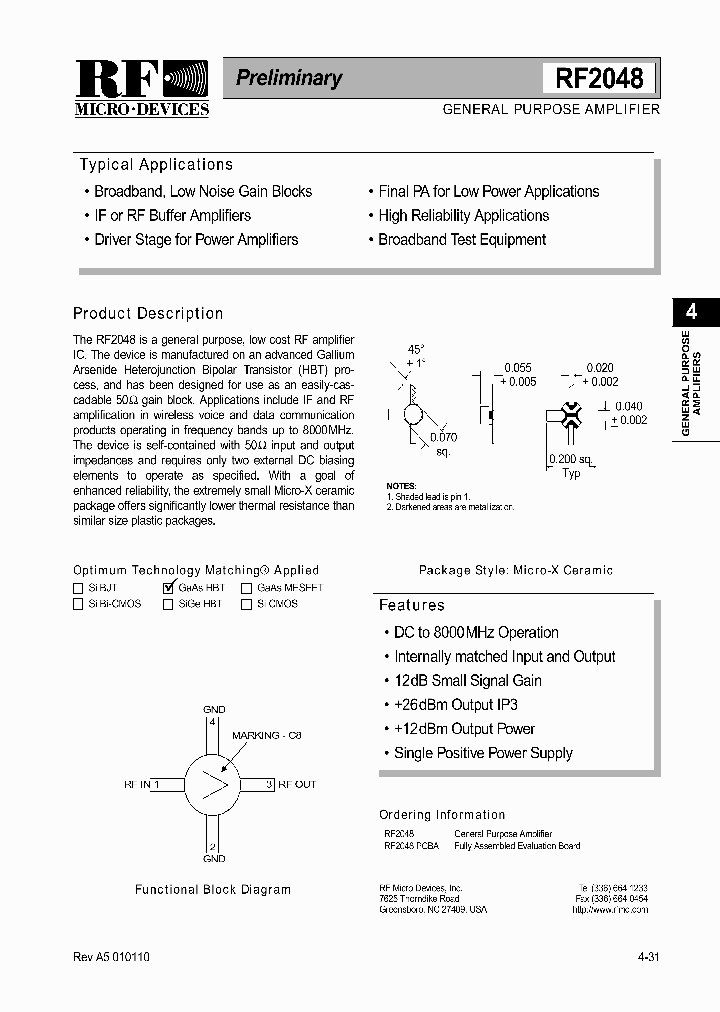 RF2048PCBA_1301245.PDF Datasheet