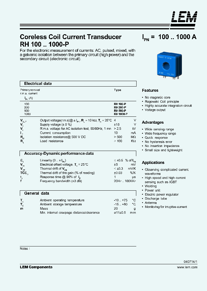 RH500-P_1301775.PDF Datasheet