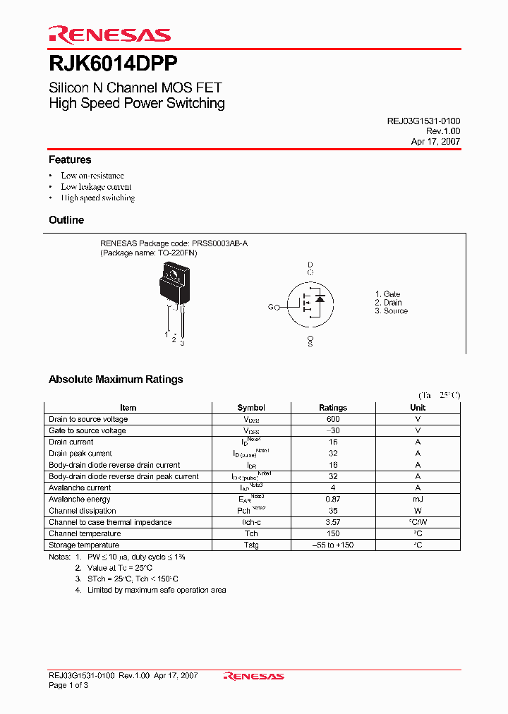 RJK6014DPP-00-T2_1301920.PDF Datasheet