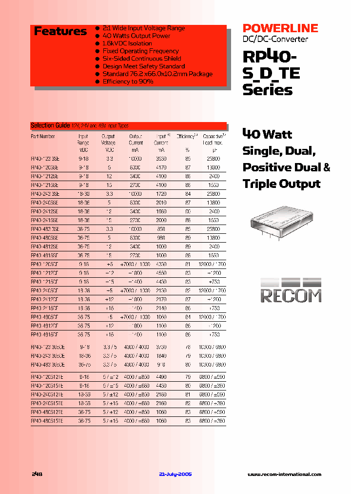 RP40-1205SE_1115718.PDF Datasheet