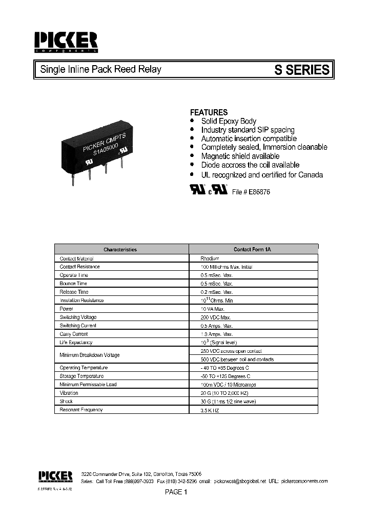 S1A240X00_1303327.PDF Datasheet Download --- IC-ON-LINE