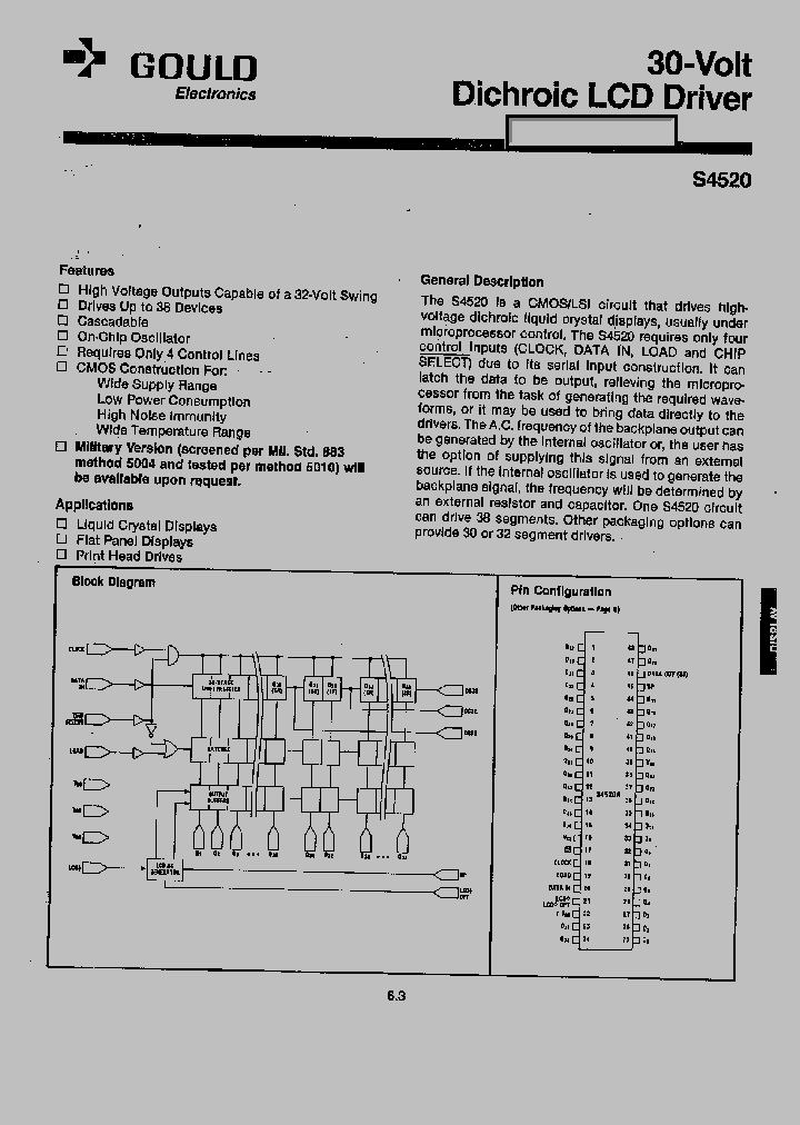 S4520_649514.PDF Datasheet Download --- IC-ON-LINE