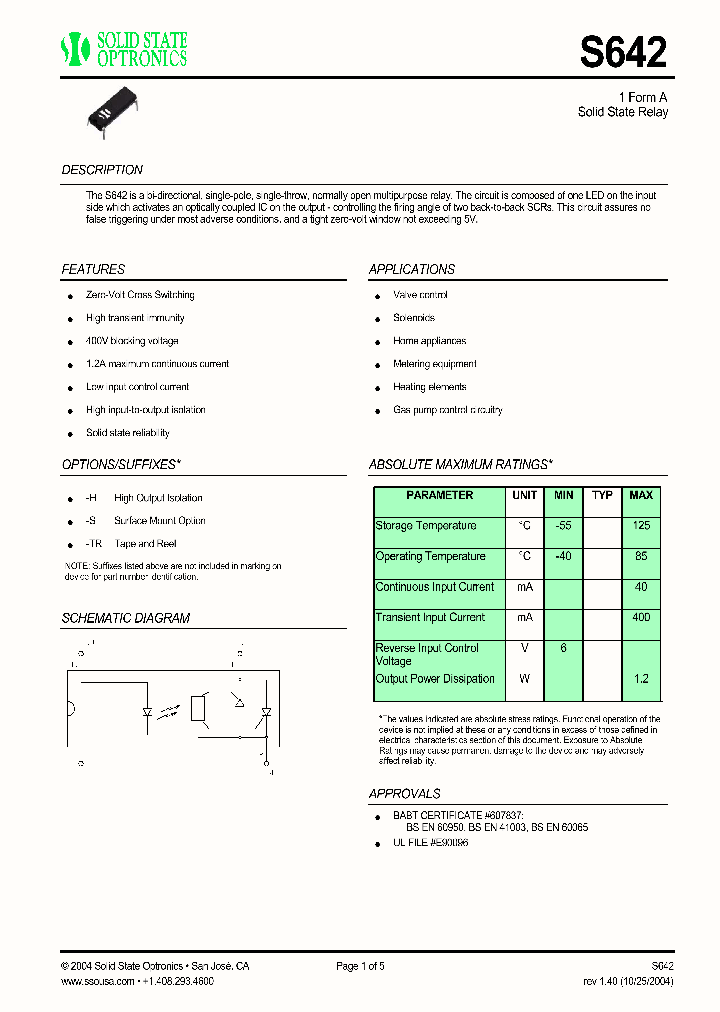 S642_1304057.PDF Datasheet