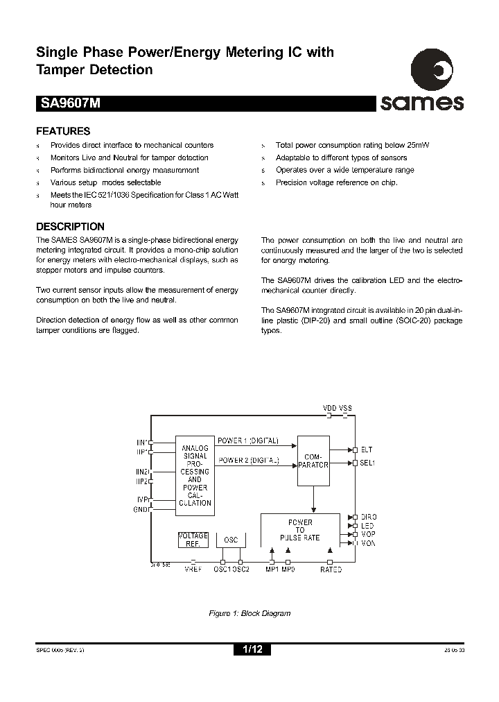 SA9607M_1304610.PDF Datasheet