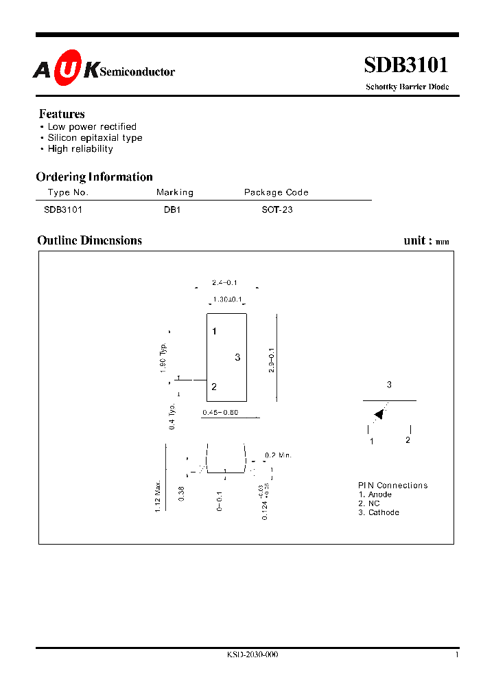 SDB3101_1306494.PDF Datasheet