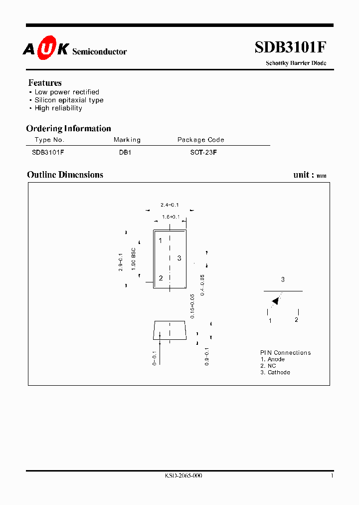 SDB3101F_1306495.PDF Datasheet