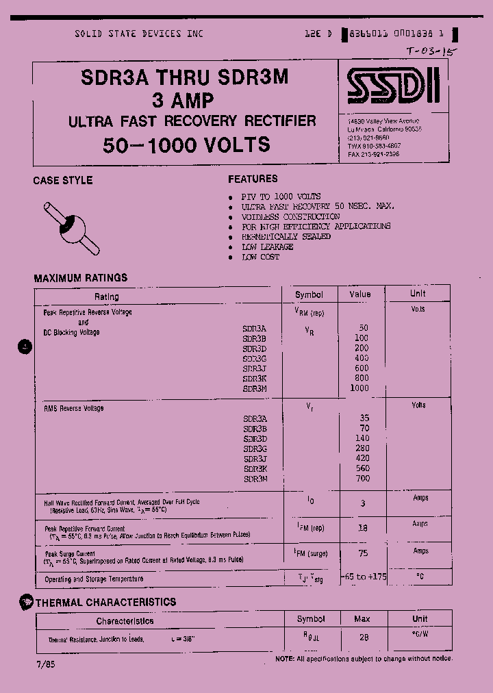 SDR3M_1306645.PDF Datasheet