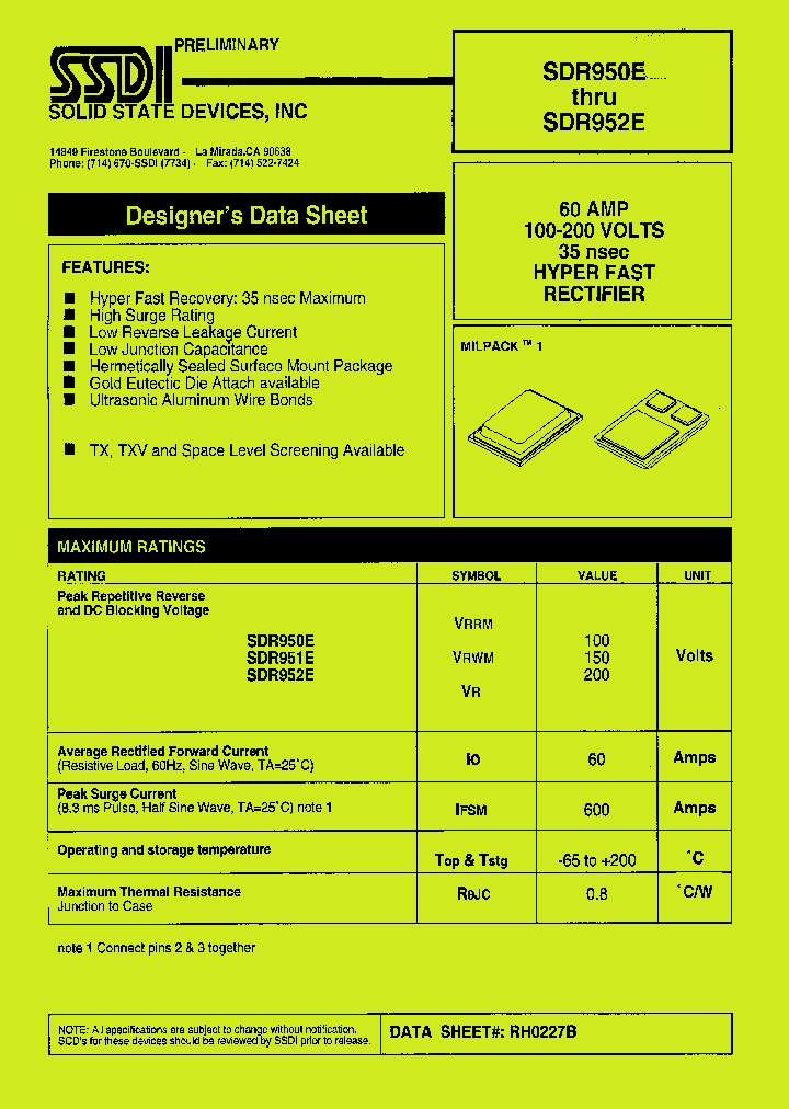 SDR952E_1159416.PDF Datasheet