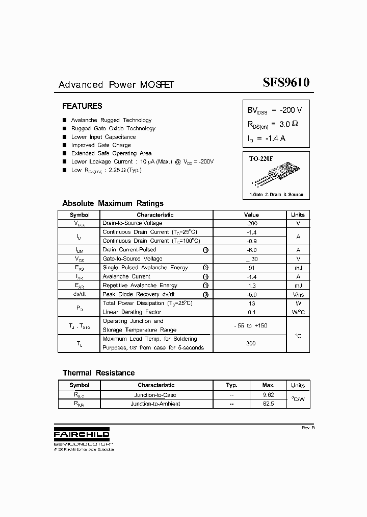 SFS9610_1307805.PDF Datasheet