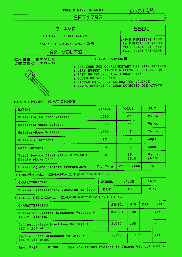 SFT79G_1307863.PDF Datasheet