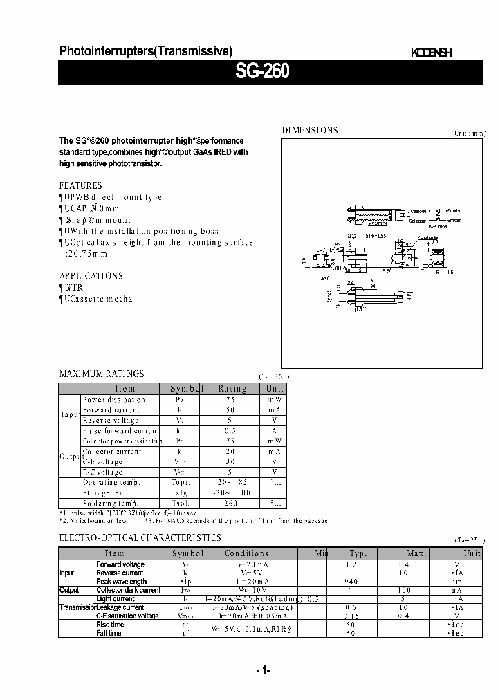 SG260_1307968.PDF Datasheet