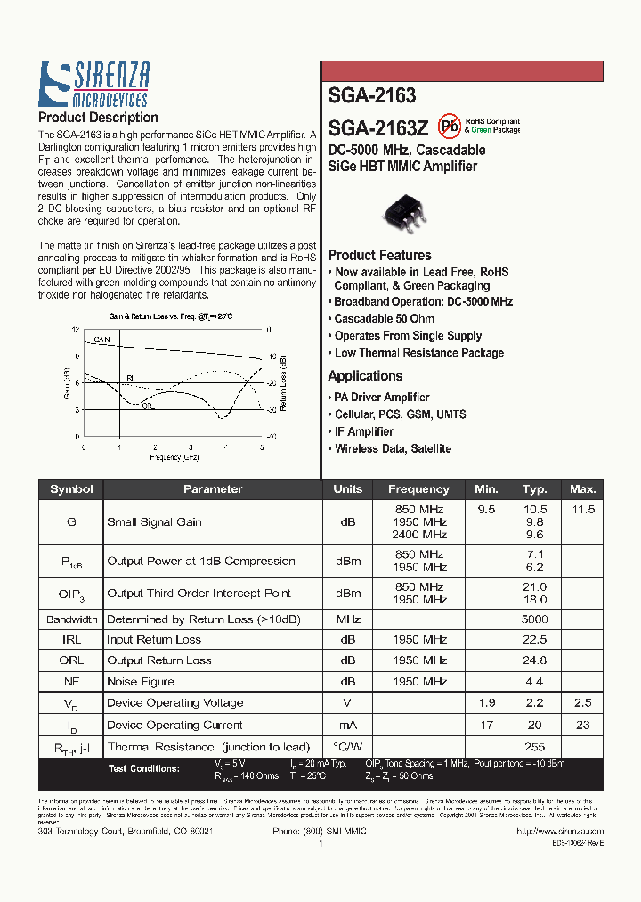 SGA-2163_1113915.PDF Datasheet