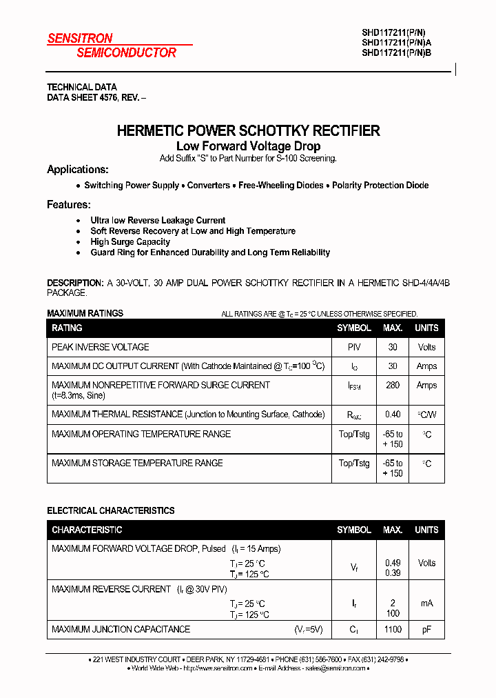 SHD117211_1164740.PDF Datasheet