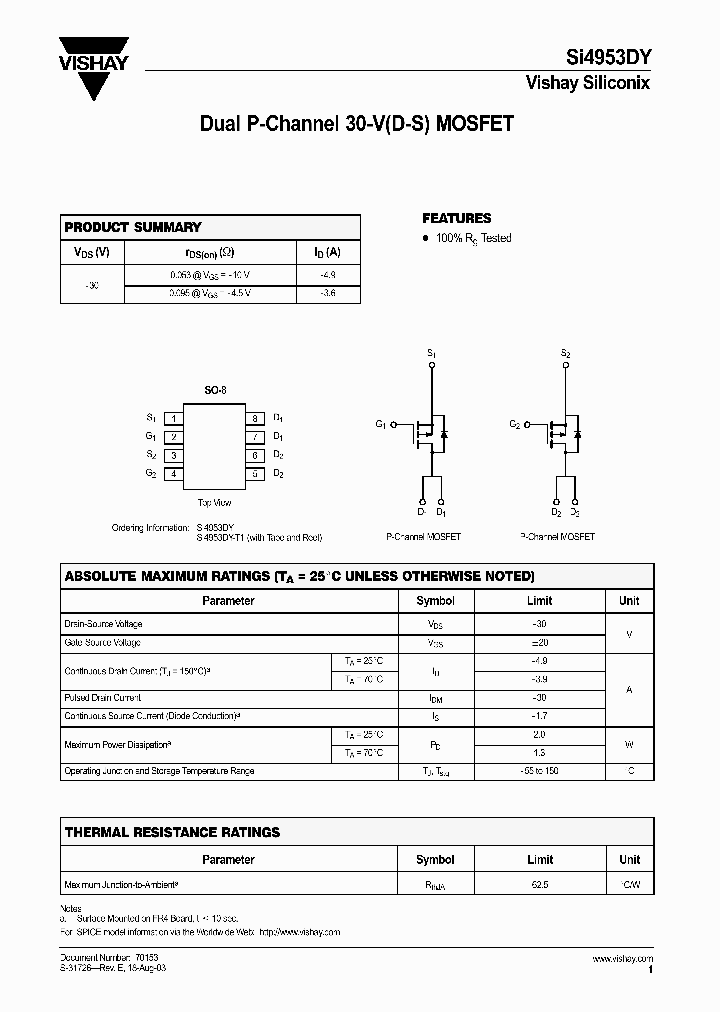 SI4953DY_1043619.PDF Datasheet