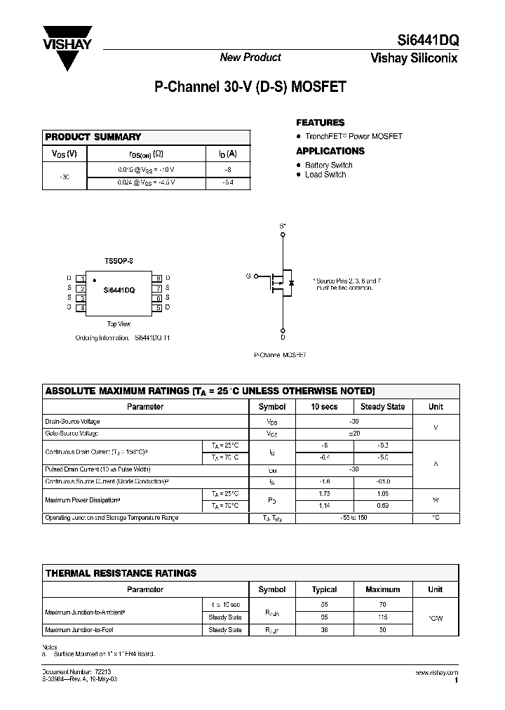 SI6441DQ-T1_1309075.PDF Datasheet