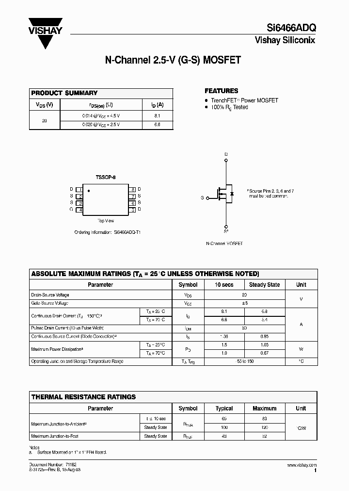 SI6466ADQ-T1_1054797.PDF Datasheet