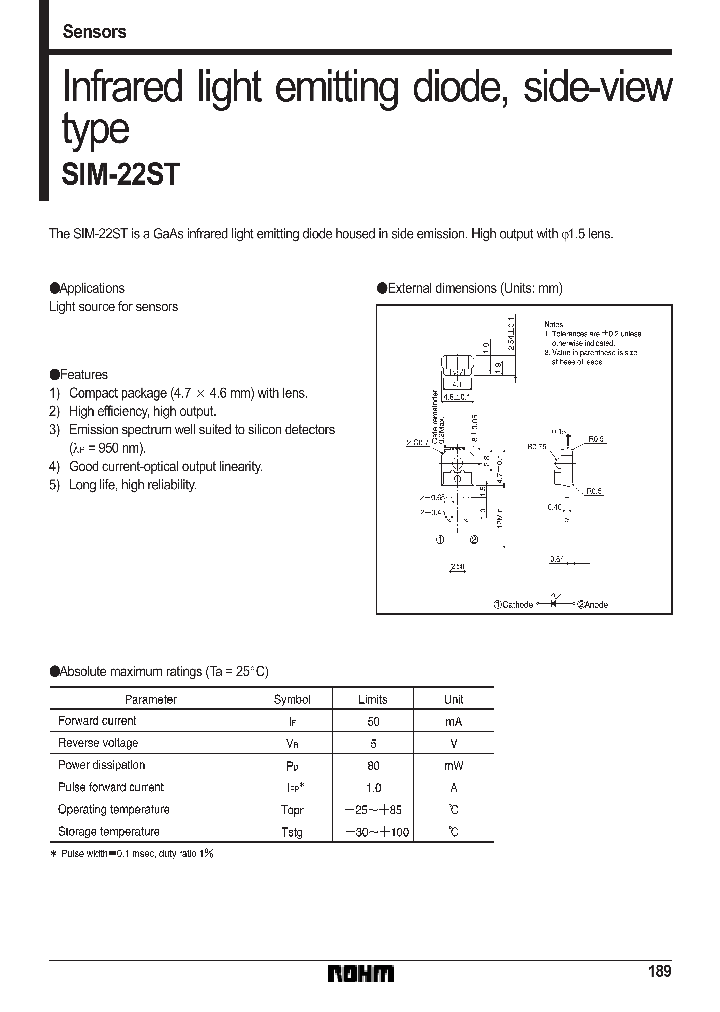 SIM-22ST_1309487.PDF Datasheet