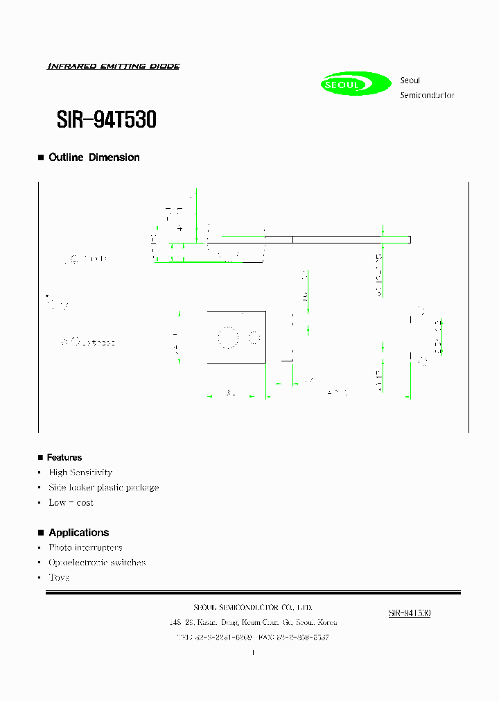 SIR-94T530_1309527.PDF Datasheet