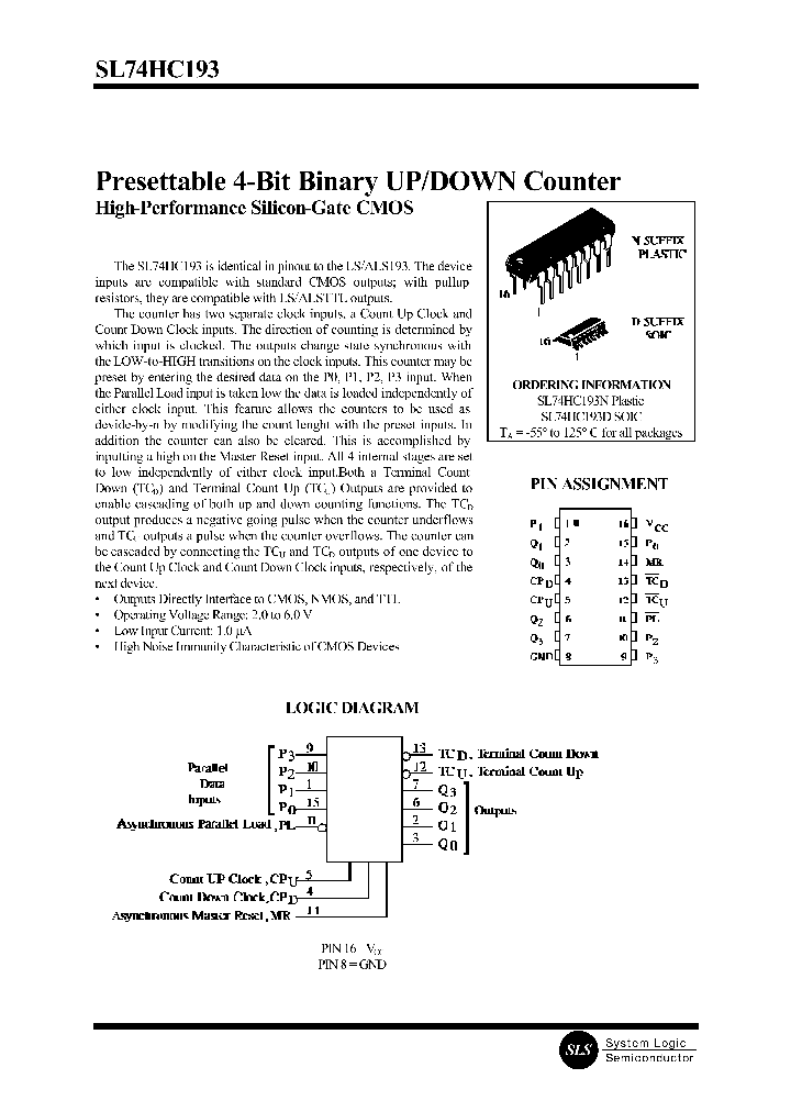 SL74HC193N_1310136.PDF Datasheet