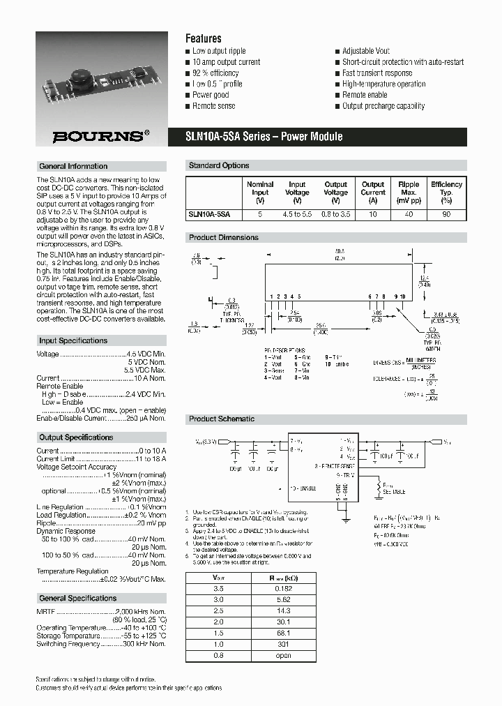 SLN10A-5SA_1093676.PDF Datasheet