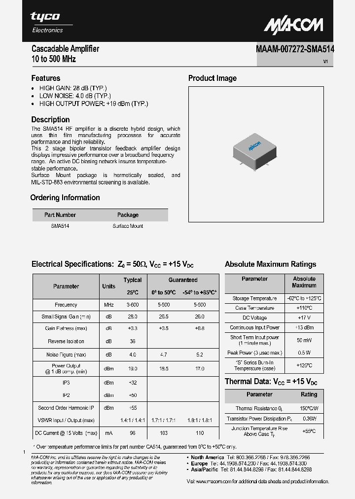 SMA514_1310990.PDF Datasheet
