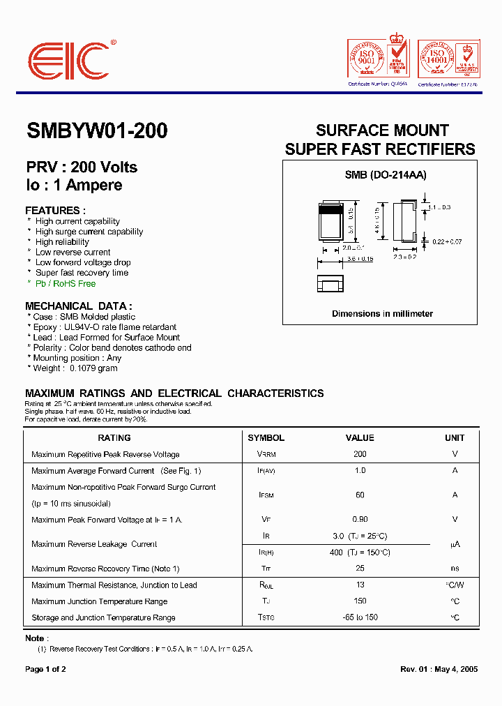 SMBYW01-200_1137366.PDF Datasheet