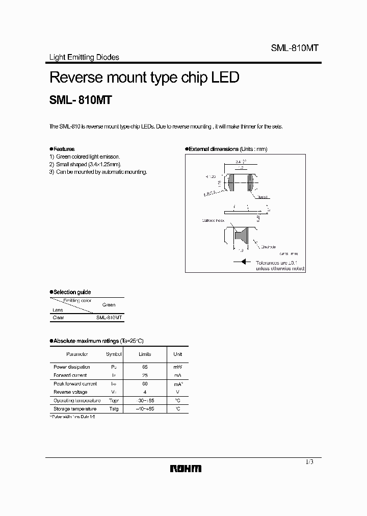 SML-810MT_1311484.PDF Datasheet