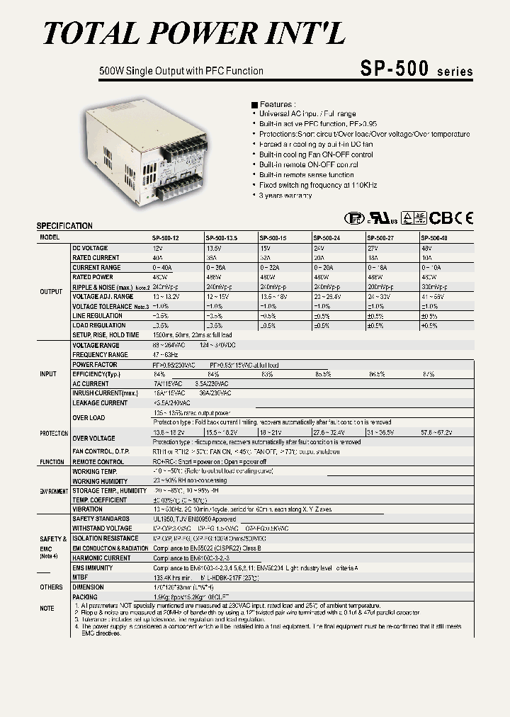 SP-500_1173753.PDF Datasheet