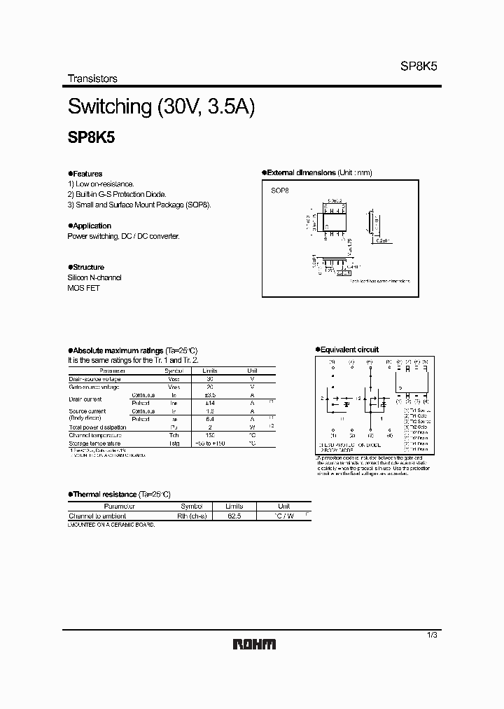 SP8K5_1315274.PDF Datasheet