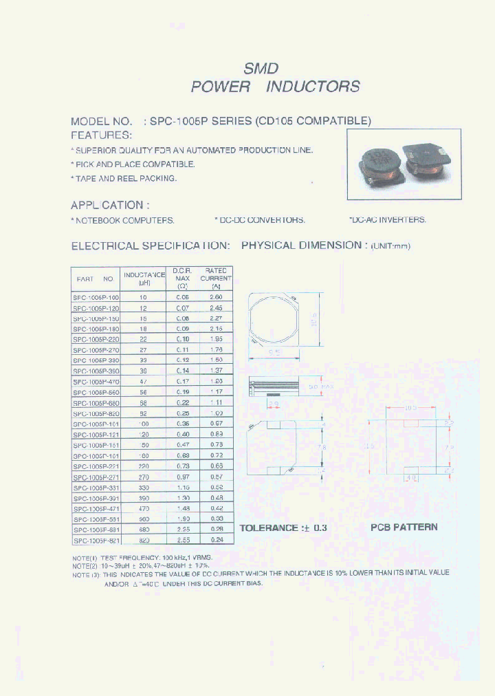 SPC-1005P-821_1315337.PDF Datasheet