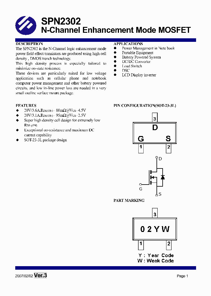 SPN2302_1113931.PDF Datasheet