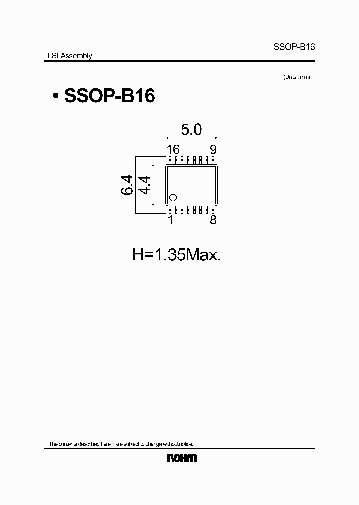 SSOP-B16_1316844.PDF Datasheet